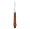 espatula metalica cromada mango madera profesional meeden modelo 3014 21 paleta 48mms 0
