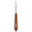 espatula metalica cromada mango madera profesional meeden modelo 3014 03 paleta 45mms 0