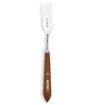 espatula metalica cromada mango madera profesional meeden modelo 3014 18 paleta 80mms 0