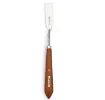 espatula metalica cromada mango madera profesional meeden modelo 3014 17 paleta 68mms 0