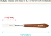 espatula metalica cromada mango madera profesional meeden modelo 3014 17 paleta 68mms 1