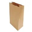 bolsa papel kraft lisa 60grs sin asas medida 22x11x7cms por 10 unidades 1