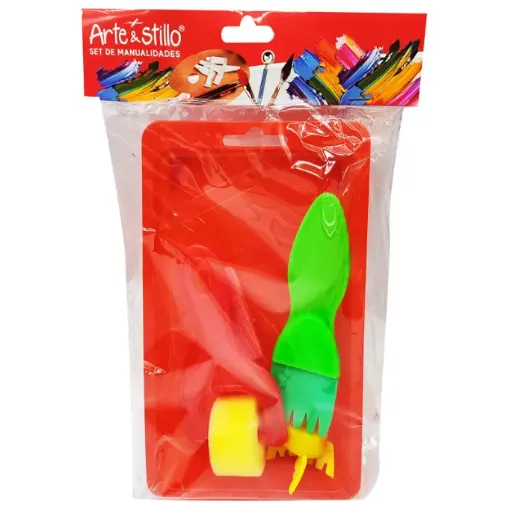 set accesorios pintura infantil arte stillo x5 piezas 0