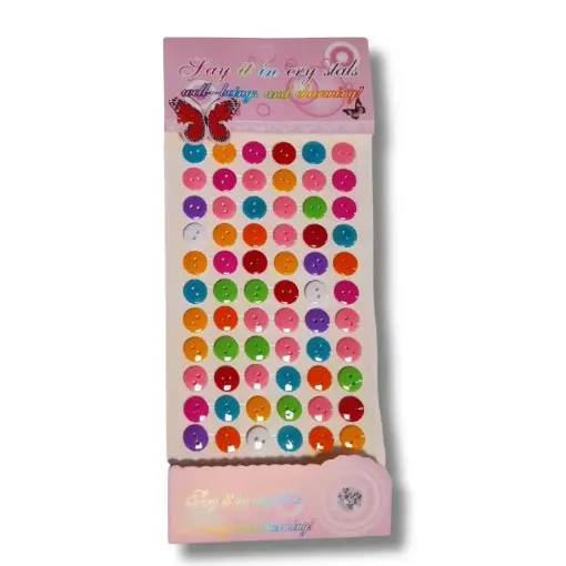 botones plastico forma circular 10mms x66 unidades multicolor 0
