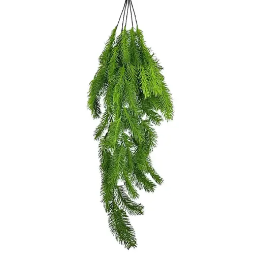 planta artificial colgante pino medida 92cms color verde claro 0