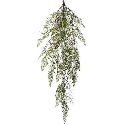 guia planta colgante mini hojas helecho 110cms color verde oscuro 0