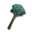 atado flores artificiales ilusion ramo 160 varas 15cms color celeste 0
