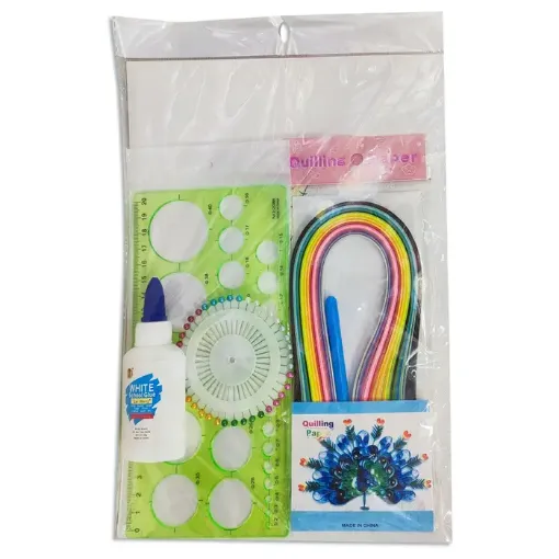 set para hacer flores papel filigrana quilling set 160 tiras papel colores 0