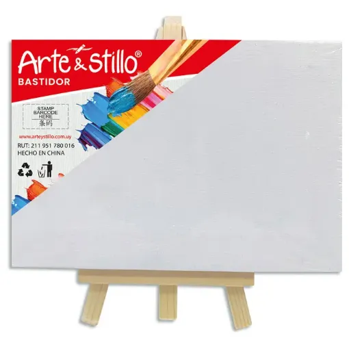 atril madera bastidor lienzo para pintar 10x15cms 0