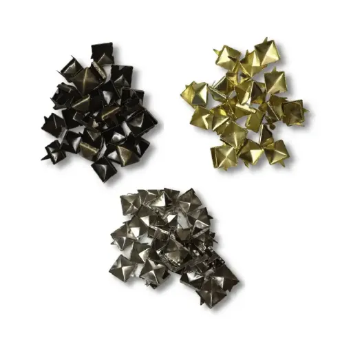 tacha cabeza piramidal 10x6mms x25 unidades varios colores 0