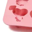 molde silicona grado alimenticio para jabones masas resina epoxi corazones x6 medida 185x125x20mm 3