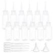 frasco pu 40ml envase cuentagotas gotero para liquidos tintas set x12 pipetas embudos 0