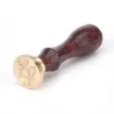 sello para estampar cera 25mms mango madera modelo campana 0