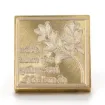 sello para estampar cera 25mms mango madera modelo botanica 2