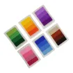 almohadilla tinta al agua para sellos ink pad junesix degrade tonos naranja 2