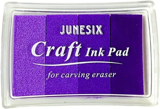 almohadilla tinta al agua para sellos ink pad junesix degrade tonos violeta 0