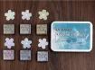 almohadilla tinta para sellos ink pad para scrapbooking x6 colores 33x33x17mms combinacion b 0