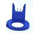 soporte plastico para pistola silicona chica puntero corto 88x85mms color azul 0
