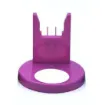 soporte plastico para pistola silicona chica puntero corto 88x85mms color violeta 0