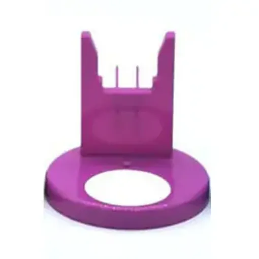 soporte plastico para pistola silicona chica puntero corto 88x85mms color violeta 0