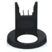 soporte plastico para pistola silicona chica puntero corto 88x85mms color negro 0