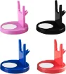 soporte plastico para pistola silicona chica puntero corto 88x85mms color negro 2