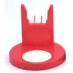 soporte plastico para pistola silicona chica puntero corto 88x85mms color rojo 0