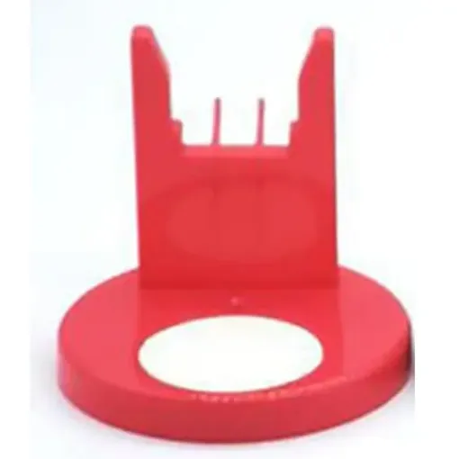 soporte plastico para pistola silicona chica puntero corto 88x85mms color rojo 0