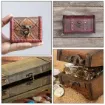 herraje para cajas baules juego broche bisagras tornillos metalicos x30 juegos color oro viejo 5
