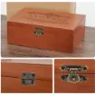 set herrajes broche bisagras tornillos metalicos para cajas baules por 5 juegos completos 5