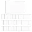 acrilico transparente 3mm espesor plancha cartel 90x50mms por 30 unidades 9