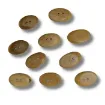 botones artesanales madera guatambu nacional forma oval medida 12x20mms por 10 unidades 0