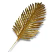 hoja artificial palmera 51cms color metalizado dorado 0