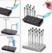 set 10 pinzas cocodrilo clip metalicos magneticos 12 5cms 1