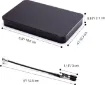 set 8 pinzas cocodrilo clip metalicos magneticos 12 5cms caja metalica 2
