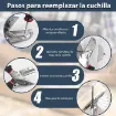 hoja repuesto cortador ingletes ajustable manual corta angulos 45 135 grados sk5 set x5 unidades 7