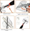 tijera cortador ingletes ajustable manual corta angulos 45 135 grados 4