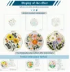 kit para bordar punto cruz 20cms incluye tela hilos agujas sin bastidor motivo impreso floral 3
