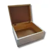caja rectangular pino tapa mdf bisagras medida 22x18x10cms 1