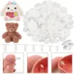 conectores juntas seguridad para extremidades peluches amigurumis medida 40mms x5 sets 0