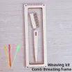 telar madera mdf kit 8 piezas para tejer 0