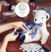 conectores juntas seguridad para extremidades peluches amigurumis medida 30mms x5 sets 3