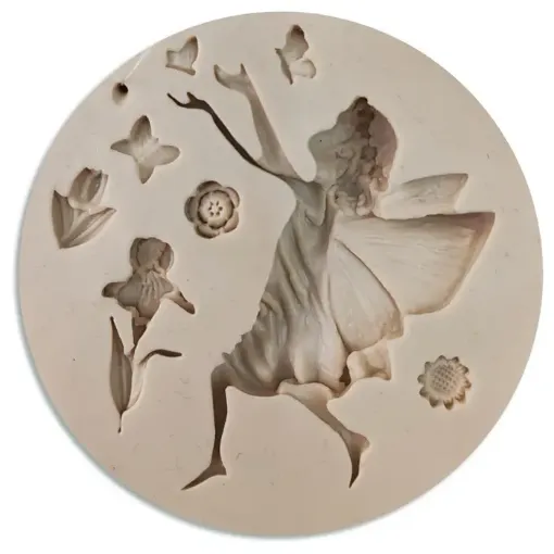 molde silicona para resina masas modelo hada medida 8x1 4cms 0