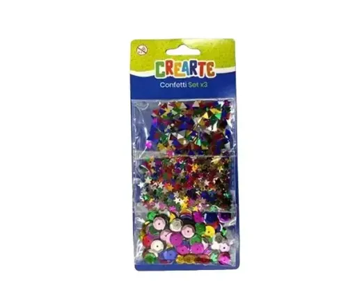 set para manualidades crearte tabare confetti surtidos 0