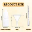 frasco 3ml envase cuentagotas gotero x3ml 18x44mms blanco set x10 unidades 1