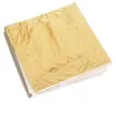 hojas para dorado la hoja pan oro 14x14cms por 100 unidades 1