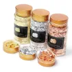 pan oro hoja para laminar folha flakes escamas copos frasco 75x55mms color oro 1