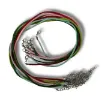 cordon tiento gamuza sintetica 2mms 45cms cadena broche por 10 unidades multicolor 0