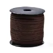 cordon gamuza sintetica 2 7x1 4mms rollo 10mts color negro 2