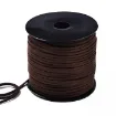 cordon gamuza sintetica 2 7x1 4mms rollo 90mts color negro 0
